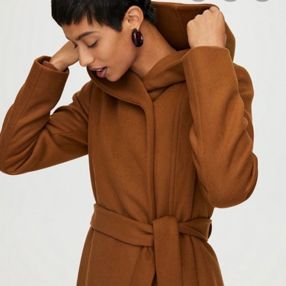 NWT Aritzia Wilfred Montgomery Wool Coat - Size S